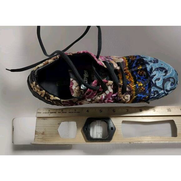 Elena Iachi Designer Sneakers NOS Colorful Patterned Geometric Floral SuperRare - Picture 14 of 16